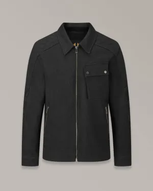 BELSTAFF OUTRIDER MOTORCYCLE OVERSHIRT - BLACK