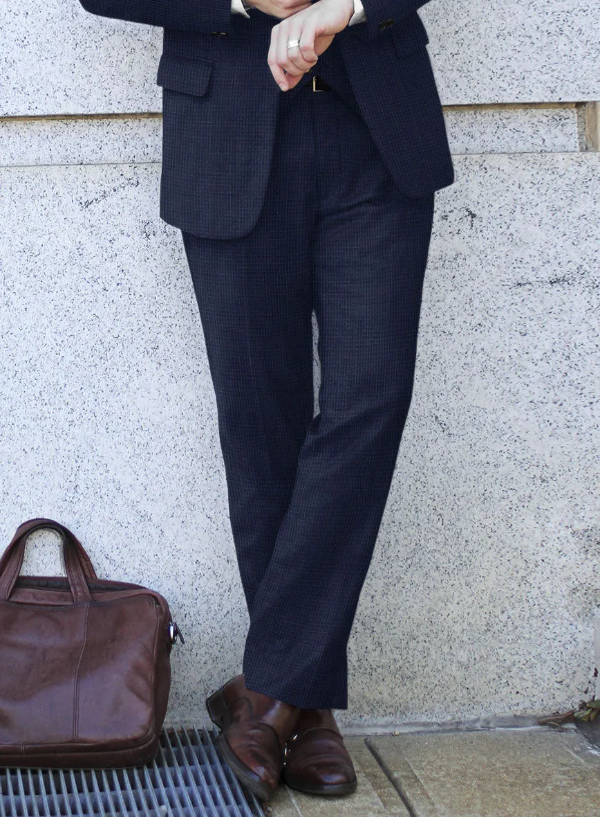Bristol Blue Grid Suit