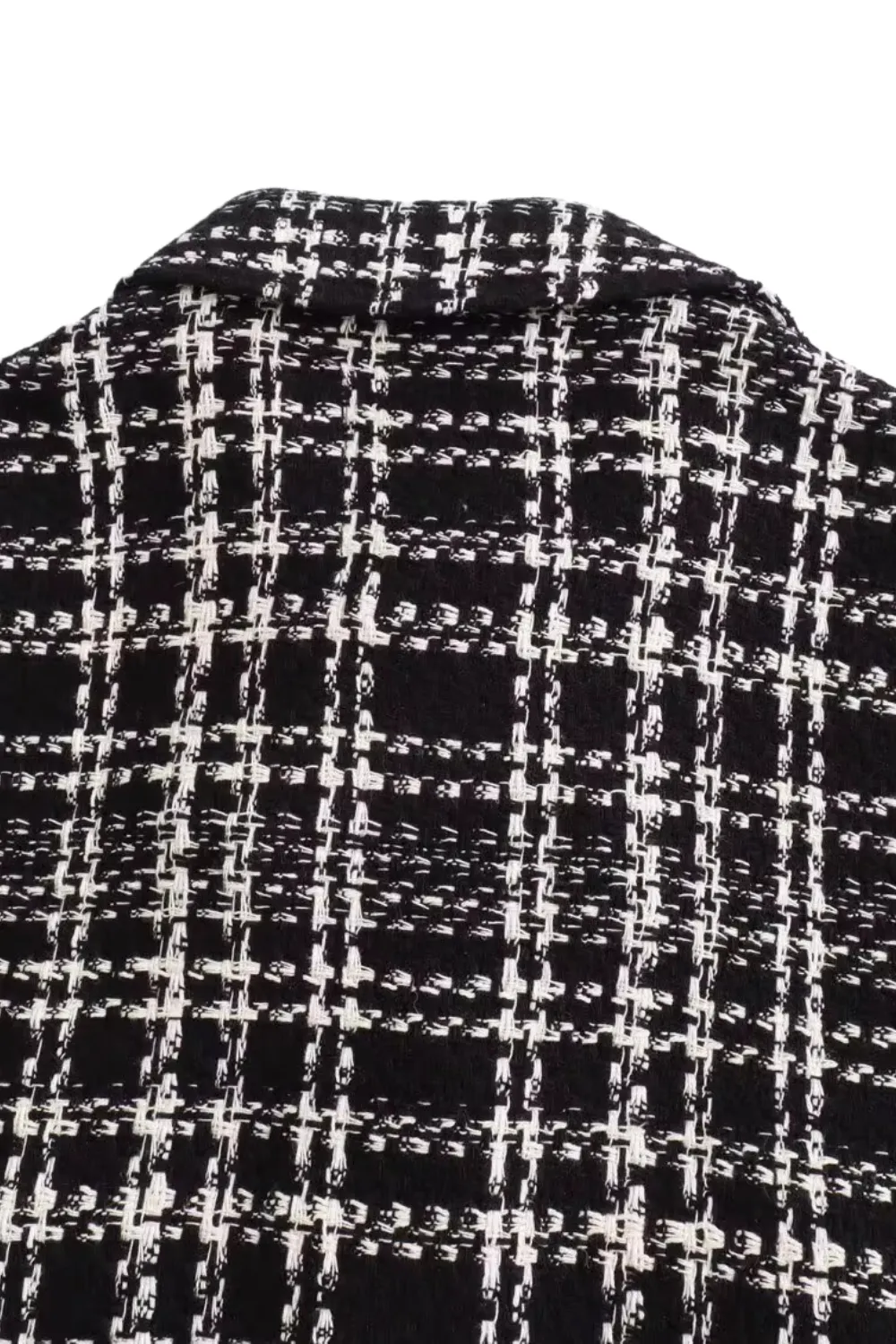 'Davina' Tweed Plaid Shirt Jacket