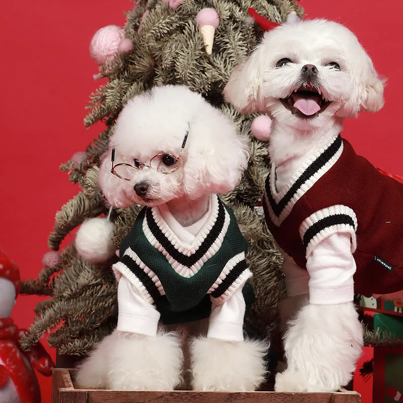 Dog Clothes Pet School Vest