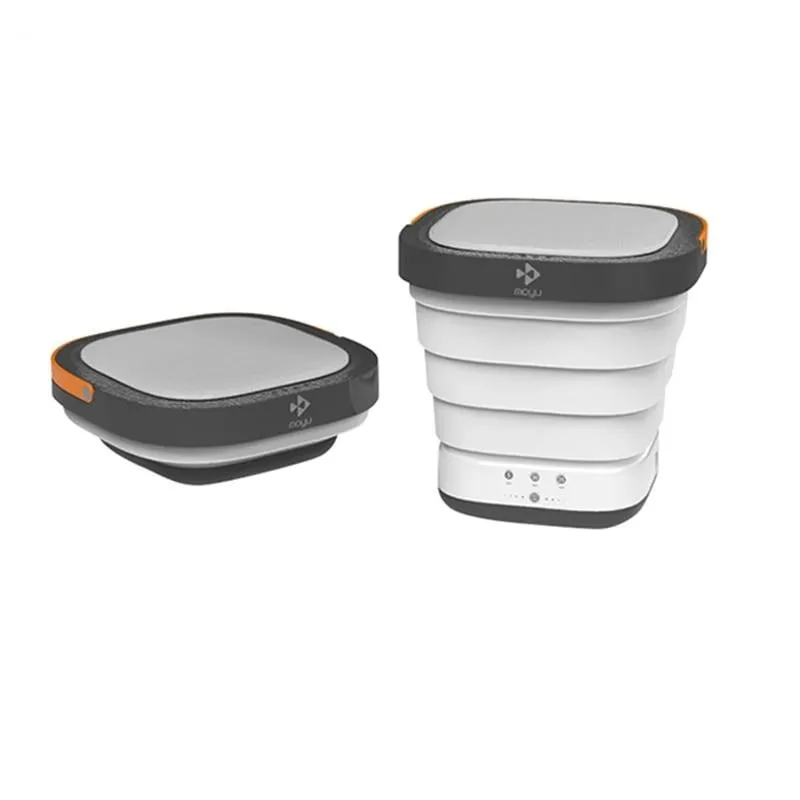 Portable Mini Folding Clothes Washing Machine Bucket Automatic Home Travel Self-driving Tour Underwear Foldable Washer
