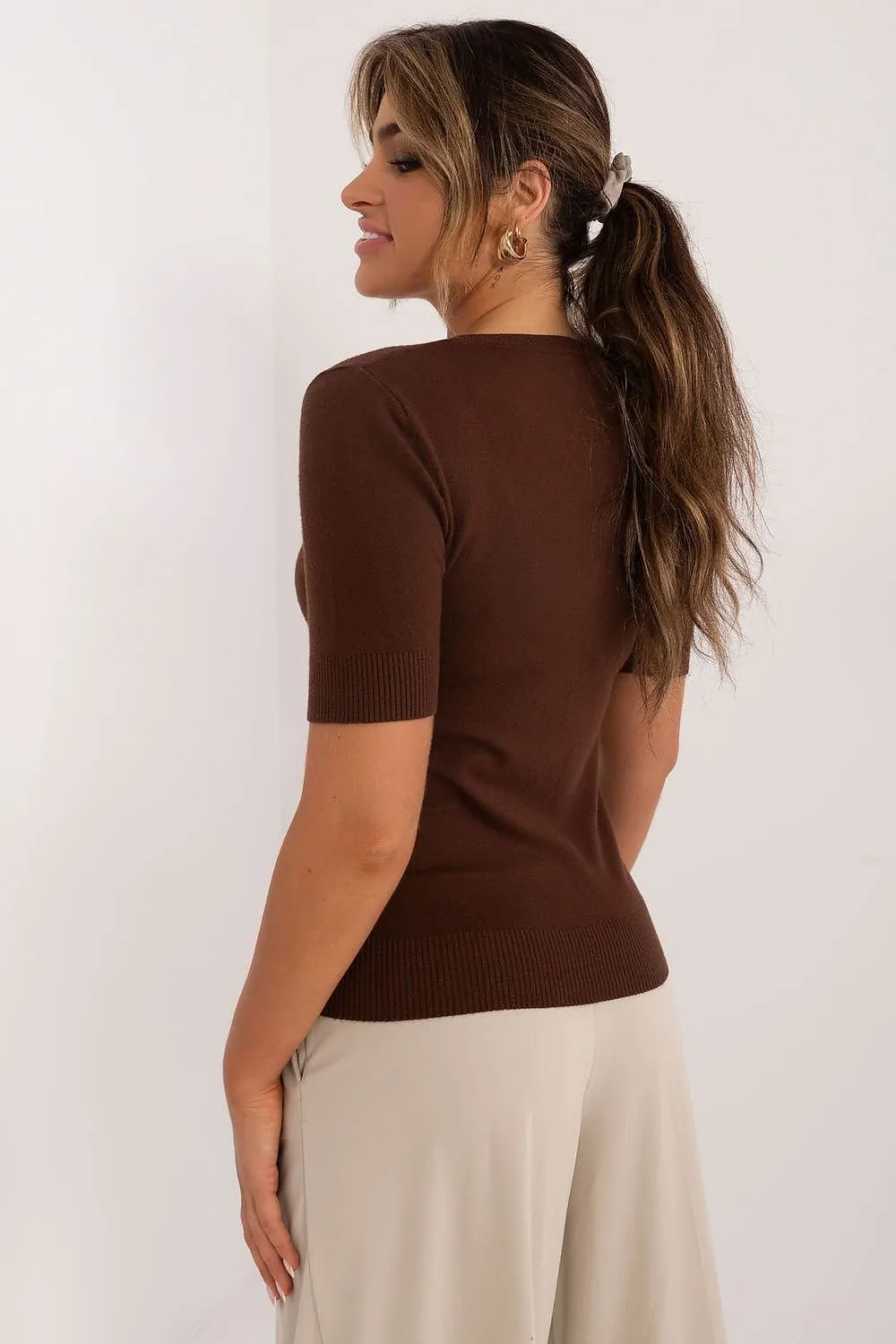 Short sleeve sweater model 199190 Factory Price