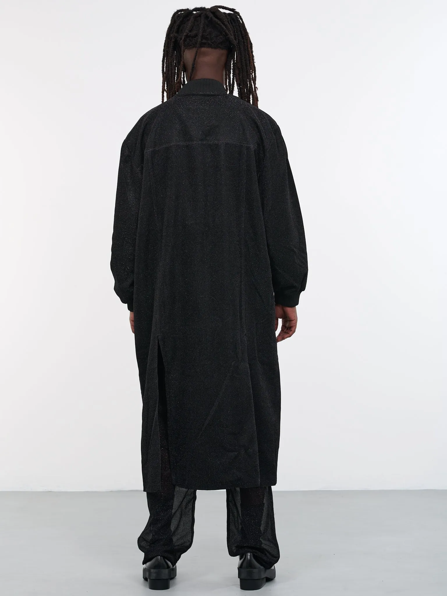 Sparkle Long Coat (TJMSS23J03-BLACK)